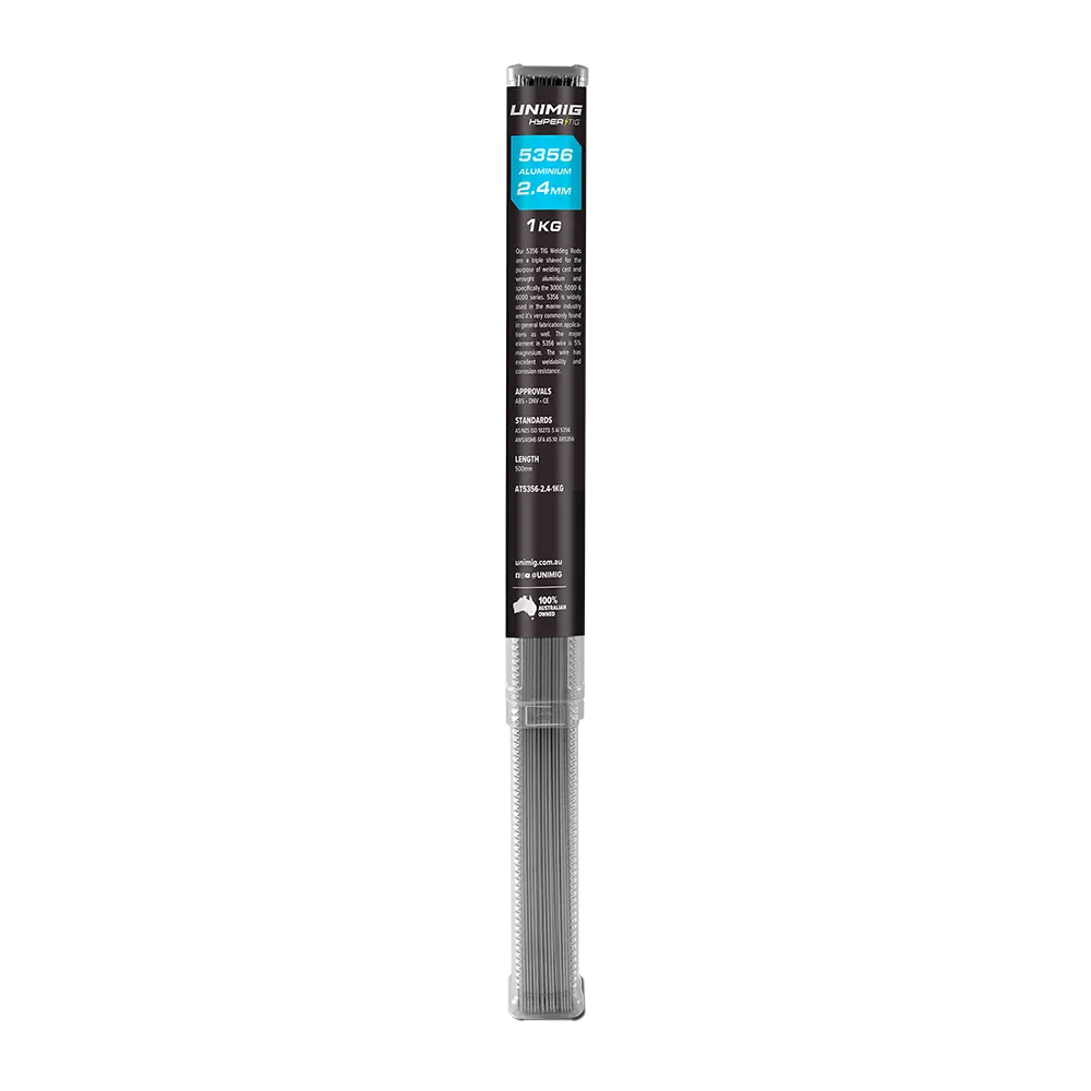 UNIMIG HyperTIG 5356 TIG Filler Welding Rods - 1kg - 2.4MM — image 2
