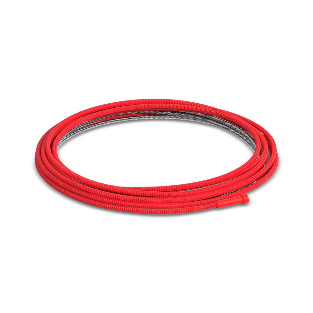 UNIMIG 4m Red Steel Mig Liner 0.9-1.2mm Binzel Style SLR4