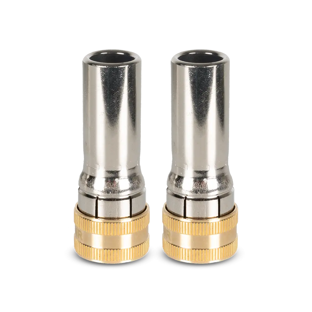 UNIMIG M580W Cylindrical Gas Nozzle With Insulator 2-Pack — image 2