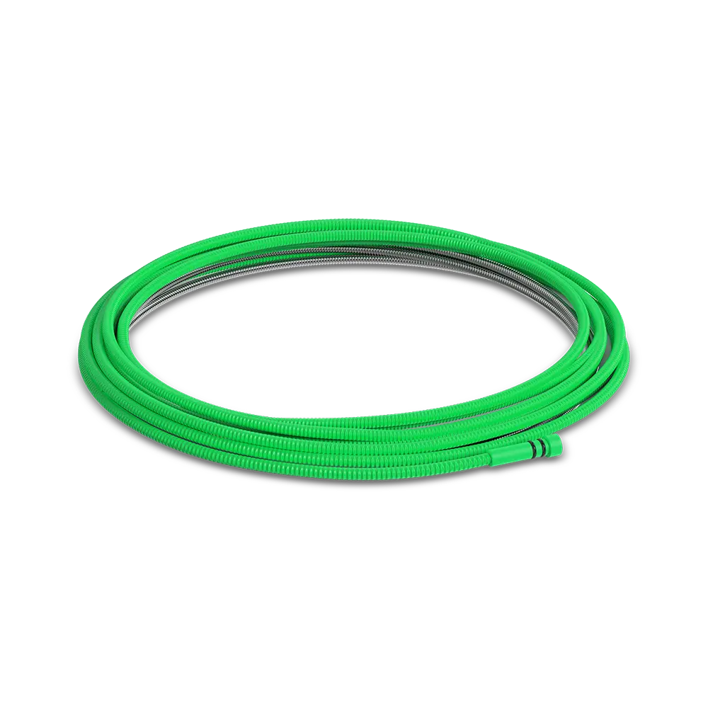 UNIMIG Steel Mig Liner Green 2.0mm 15ft To Suit Tweco TWC4/5 — image 2
