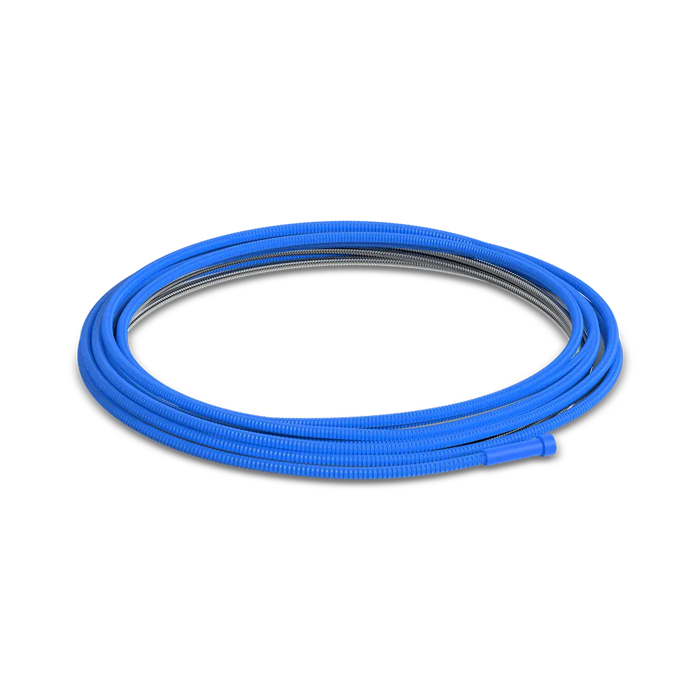 UNIMIG 5m Blue Steel Mig Liner 0.6-0.8mm Binzel Style SLB5 — image 2