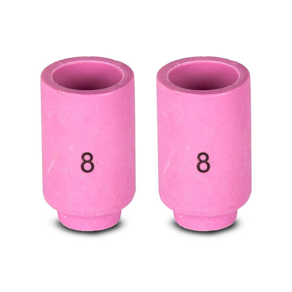 UNIMIG Ceramic Tig Cup Suits 9/20 Size 8 2-Pack P13N12 — image 2