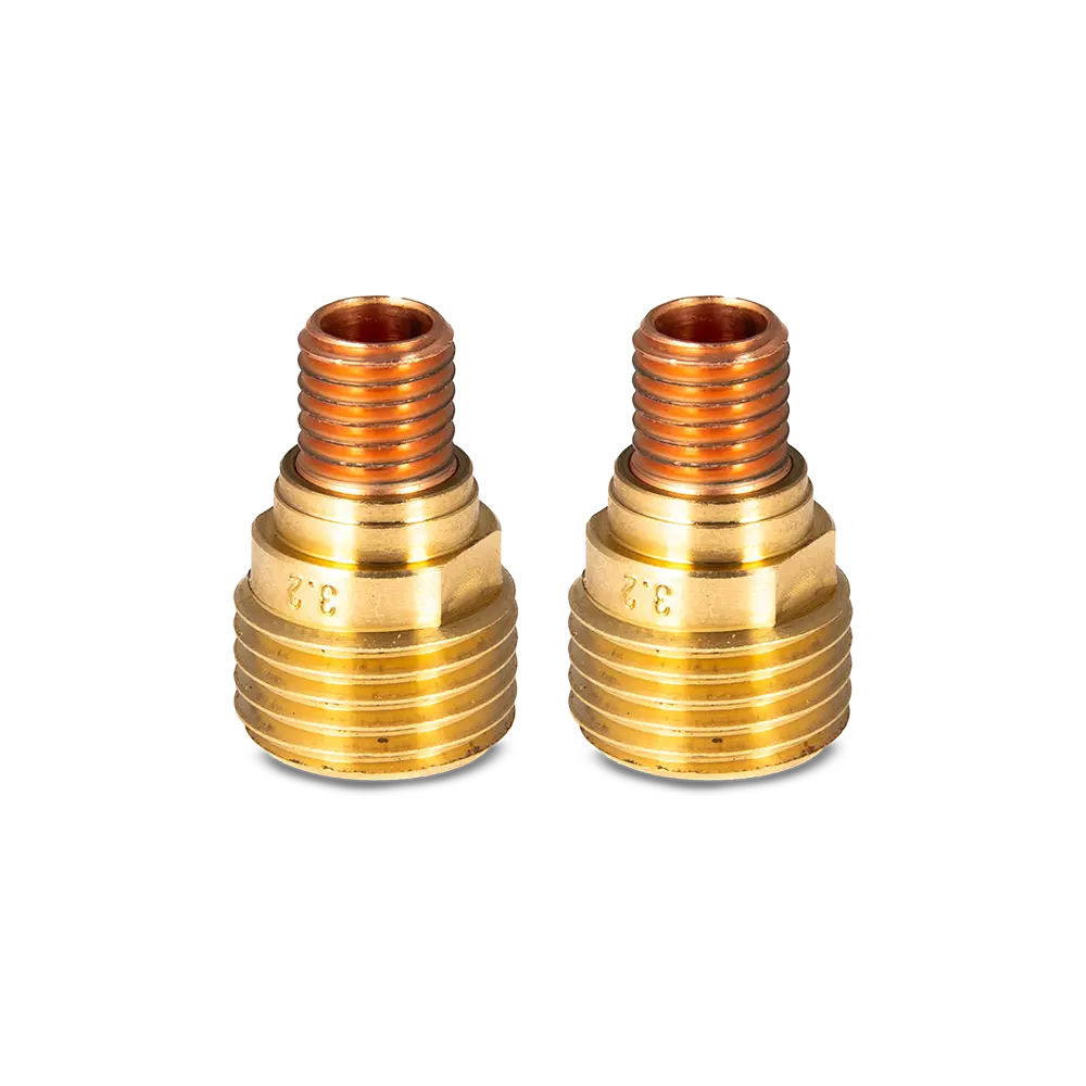 UNIMIG Tig Gas Lens Collet Body Suits 9/20 - 3.2MM | Electroweld — image 2