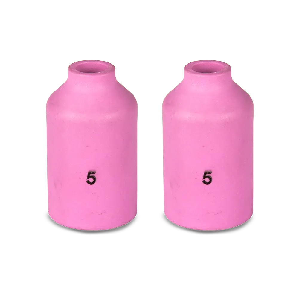 UNIMIG Gas Lens Ceramic Cup Suits 17/18/26 Size 5 2-Pack — image 2