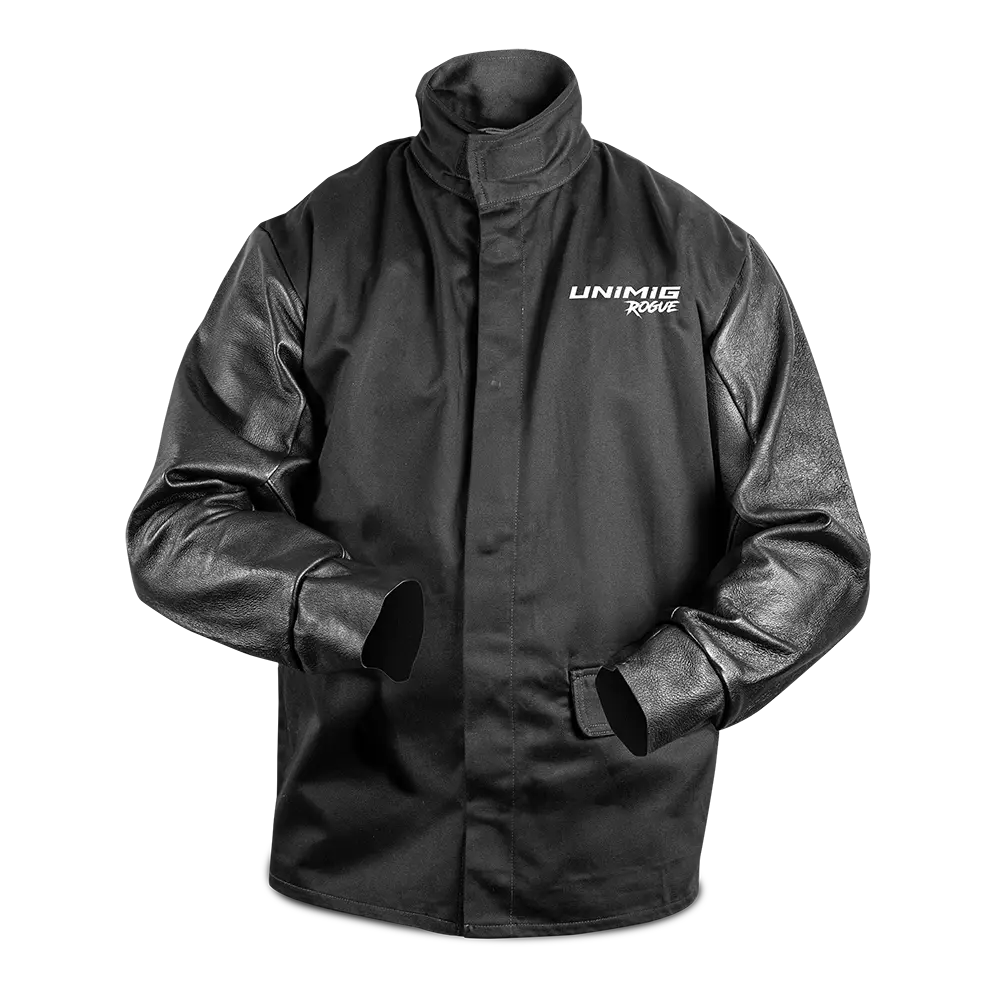 UNIMIG Rogue Leather Sleeved Welding Jacket Model 202 — image 2