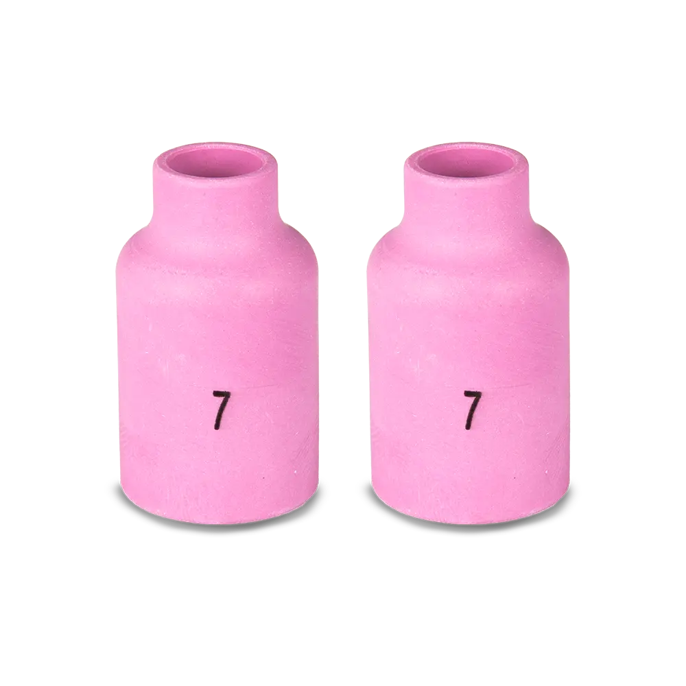 UNIMIG Gas Lens Ceramic Cup Suits 17/18/26 Size 7 2-Pack — image 2