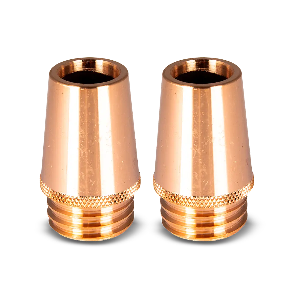 UNIMIG Gas Nozzle Fixed Tweco Style Suit TWC2/4 2-Pack — image 2