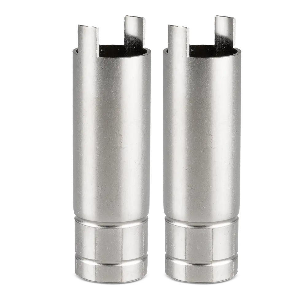 UNIMIG Spot Gas Nozzle Suits M15 - 2 Pack PGN15SPOT | Electroweld — image 2